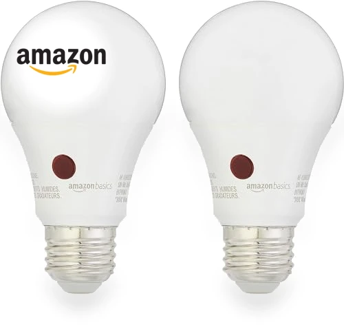 Dusk to Dawn Sensor LED Light Bulb — Street Lighting, Amazon Basics