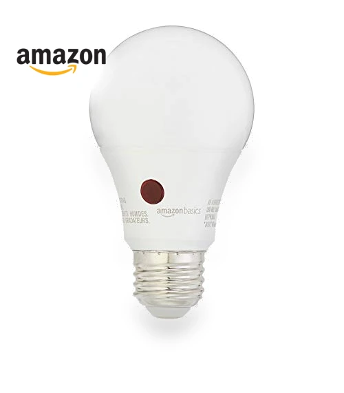 Dusk to Dawn Sensor LED Light Bulb — Street Lighting, Amazon Basics
