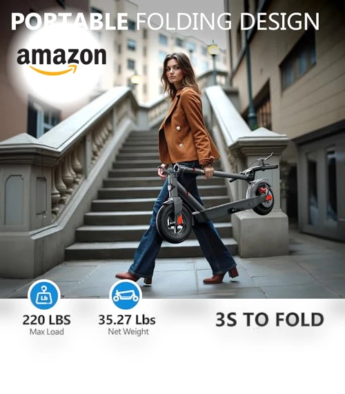Electric Scooter with 10" Tires — Electric Self-Balancing Scooters, SISIGAD