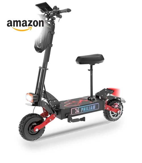 Electric Scooter with Seat — Electric Self-Balancing Scooters, PHILIAM