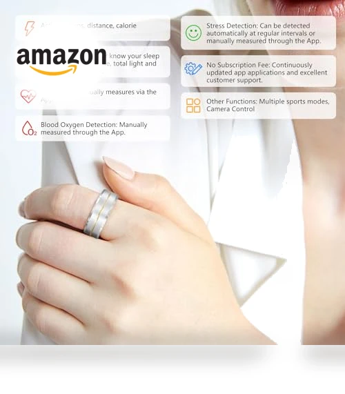 Fitness Tracker Smart Ring — Fitness Bands, GenXenon