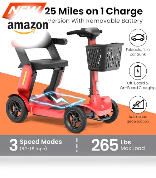 Foldable Mobility Scooter — Push Scooters, Glashow