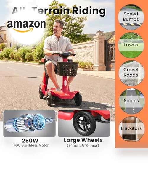 Foldable Mobility Scooter — Push Scooters, Glashow