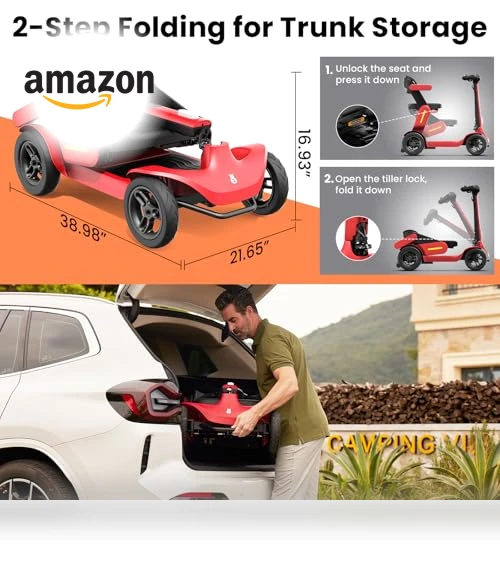 Foldable Mobility Scooter — Push Scooters, Glashow