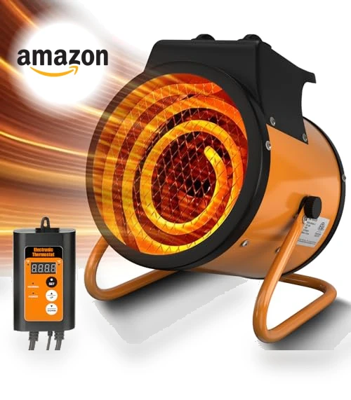 Greenhouse Heater with Digital Thermostat — Portable Heating Solutions, Gardtech