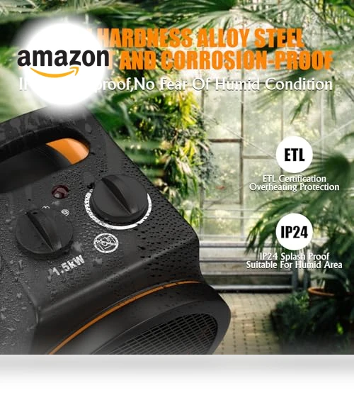 Greenhouse Heater with Digital Thermostat — Portable Heating Solutions, Gardtech
