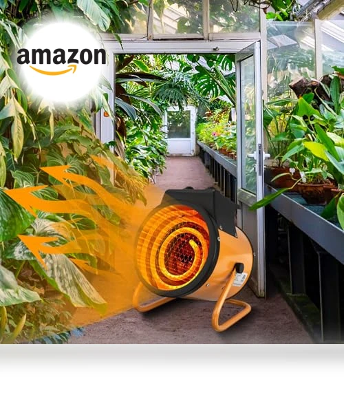 Greenhouse Heater with Digital Thermostat — Portable Heating Solutions, Gardtech