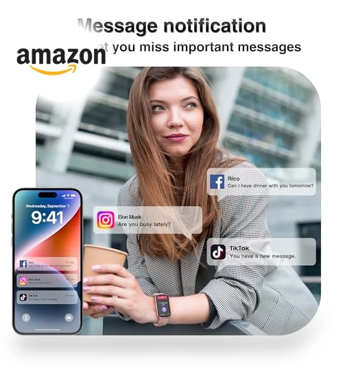 Health Smart Watch with Comprehensive Monitoring — Smartwatches, RLQA