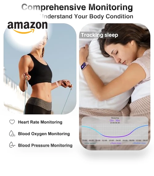 Health Smart Watch with Comprehensive Monitoring — Smartwatches, RLQA