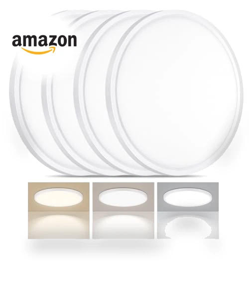 LED Flush Mount Ceiling Light — Close To Ceiling, LUMLLSAJI
