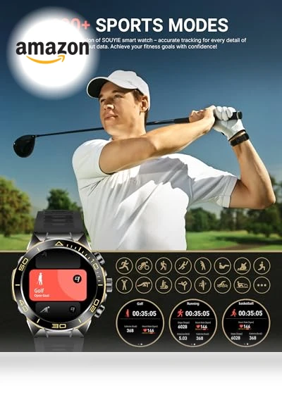 Luxury Smart Watch for Men — Smartwatches, SOUYIE
