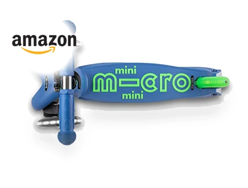 Mini Deluxe LED Three-Wheeled Scooter — Balance Bikes, Micro