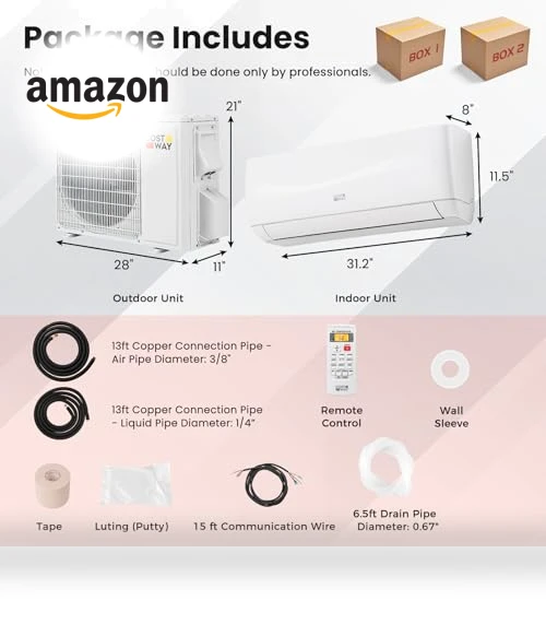 Mini Split Air Conditioner & Heater — Cooling Solutions, COSTWAY