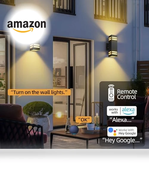 Outdoor Smart Wall Lights — LED, Zinola