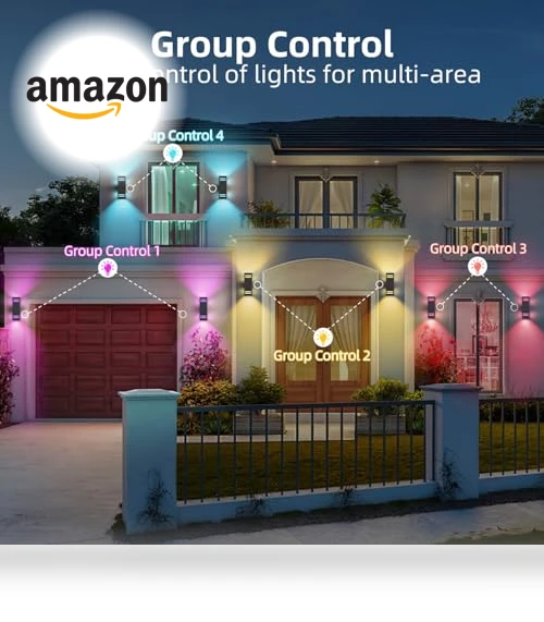 Outdoor Smart Wall Lights — LED, Zinola