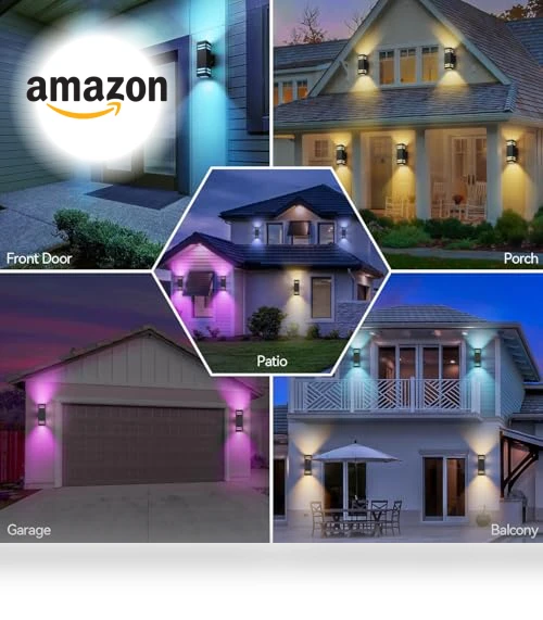 Outdoor Smart Wall Lights — LED, Zinola