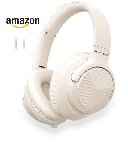 Over Ear Foldable Headphones with Microphone — In-Ear Headphones, Botesty Sound