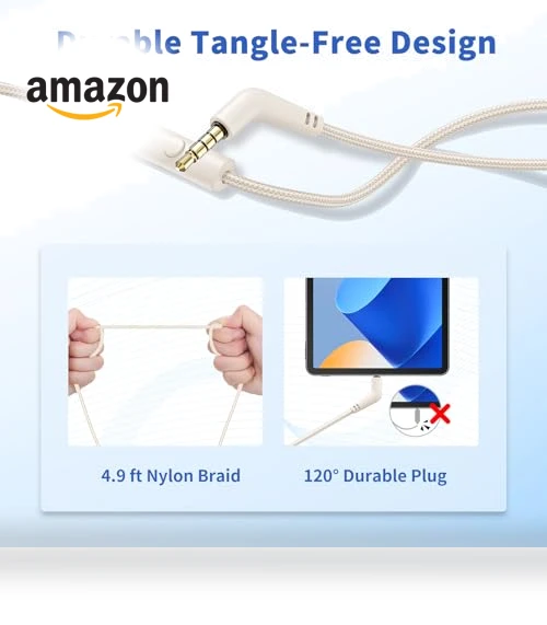 Over Ear Foldable Headphones with Microphone — In-Ear Headphones, Botesty Sound