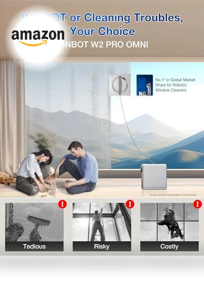 Portable Window Cleaning Robot — Smart Cleaning Robots, ECOVACS