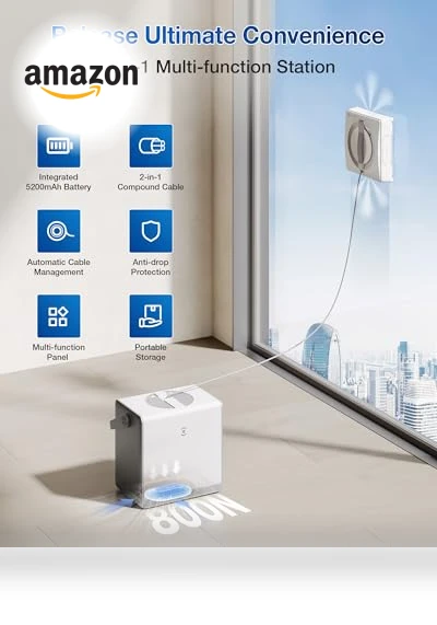 Portable Window Cleaning Robot — Smart Cleaning Robots, ECOVACS