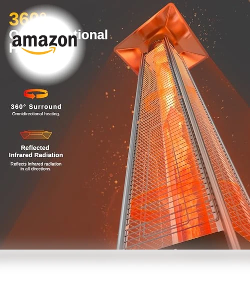 Pyramid Patio Heater — Parts, EAST OAK