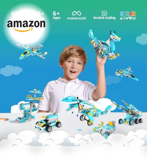 Remote Control Robot Building Kit — Construction Kits, Makerzoid