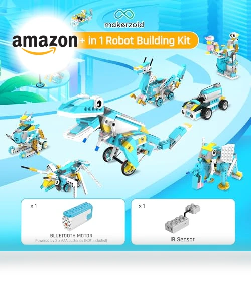 Remote Control Robot Building Kit — Construction Kits, Makerzoid