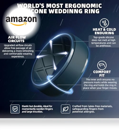 Silicone Rings Multipack — Smart Rings, Egnaro