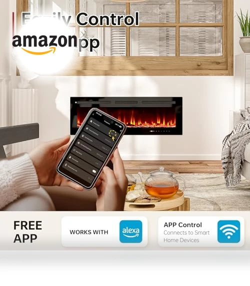 Smart Electric Fireplace — Outdoor Fireplaces, oneinmil