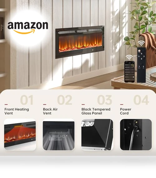 Smart Electric Fireplace — Outdoor Fireplaces, oneinmil