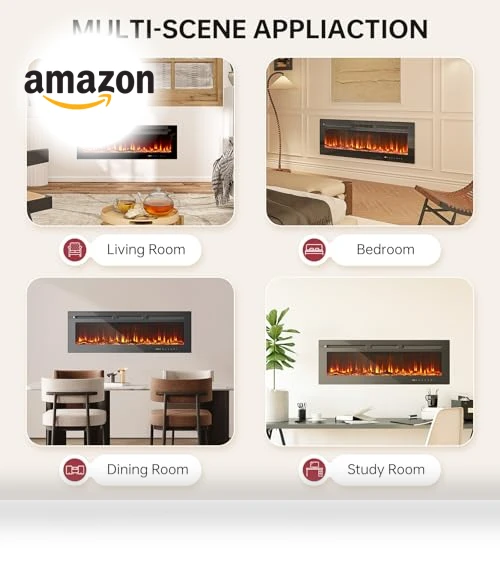 Smart Electric Fireplace — Outdoor Fireplaces, oneinmil