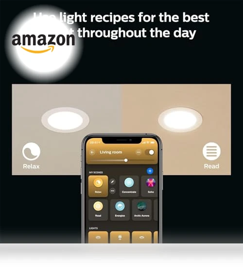 Smart Slim LED Downlight — Recessed Lighting, Philips Hue