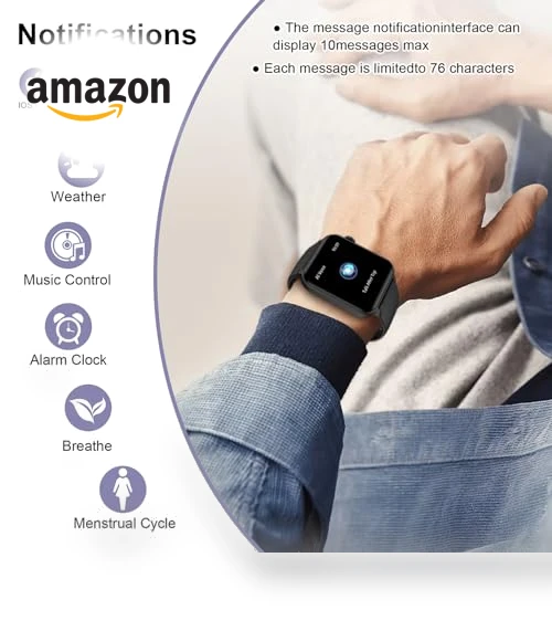 Smart Watch with HD Screen and AI Voice Assistant — Smartwatches, IOWODO
