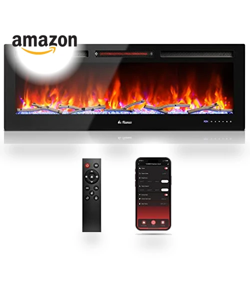Smart WiFi Infrared Electric Fireplace — Electric Heating Solutions, TURBRO