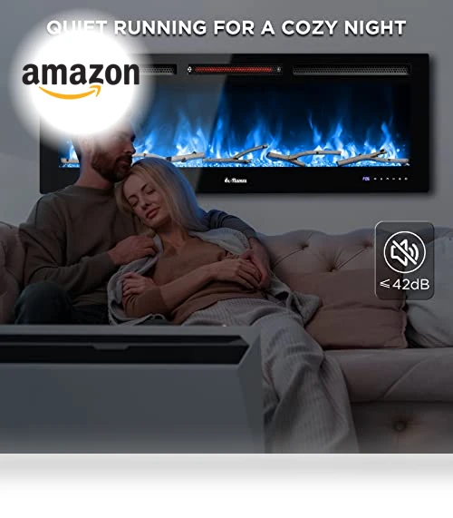 Smart WiFi Infrared Electric Fireplace — Electric Heating Solutions, TURBRO
