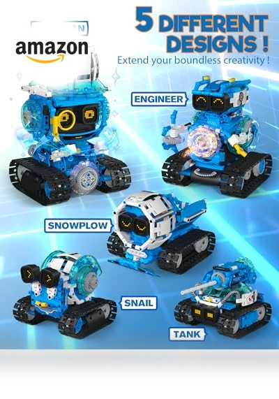 STEM Robot Building Toys — Interactive Figures & Robots, Opmind