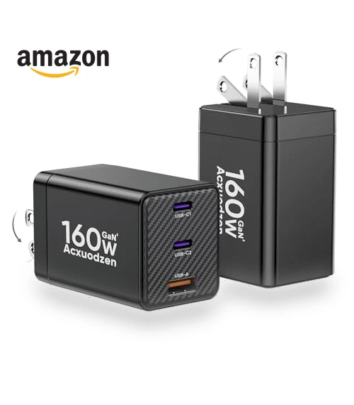 USB C Charger Block 160W, 3-Port GaN Super Fast Charger — Charging Solutions, Shenzhen Jiancun Industrial Co., Ltd