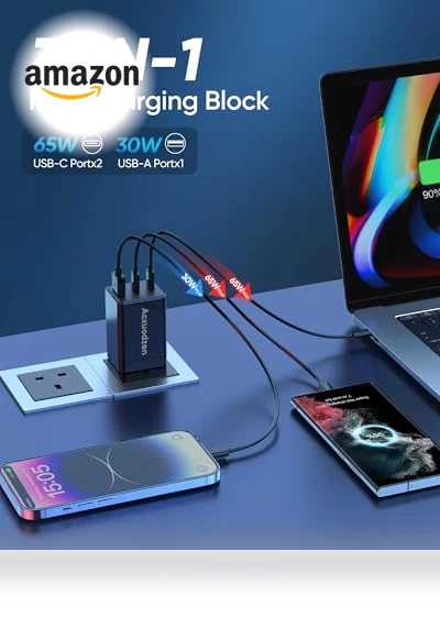 USB C Charger Block 160W, 3-Port GaN Super Fast Charger — Charging Solutions, Shenzhen Jiancun Industrial Co., Ltd