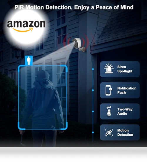 Wireless Outdoor Security Camera — Smart Home Security, ZEEPORTE SECURITY