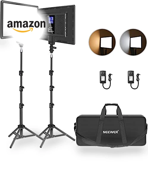 13" LED Video Light Panel Kit — Photography Lighting & Studio Equipment, NEEWER