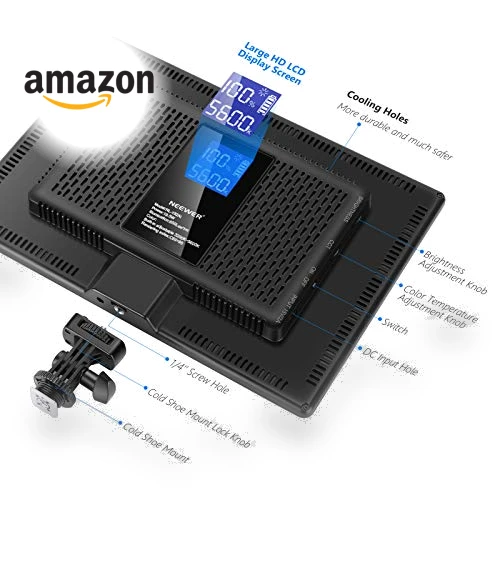 13" LED Video Light Panel Kit — Photography Lighting & Studio Equipment, NEEWER