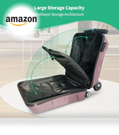 3-D Hardshell Ride Scooter Luggage for Kids — Kids' Luggage, muhub