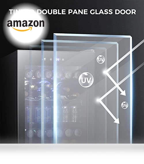 4.5 Cu.ft Beverage Refrigerator and Cooler — Mini Fridges, Kismile