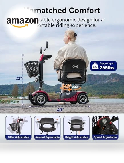 4 Wheel Mobility Scooter — Mobility Scooters, VOCIC