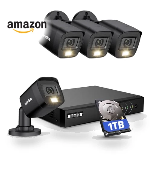 8CH H.265+ 3K Lite Wired Security Camera System — Security Cameras, Annke