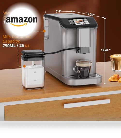 Automatic Espresso Coffee Machine with Milk Frother — Coffee & Espresso Combos, dainslef