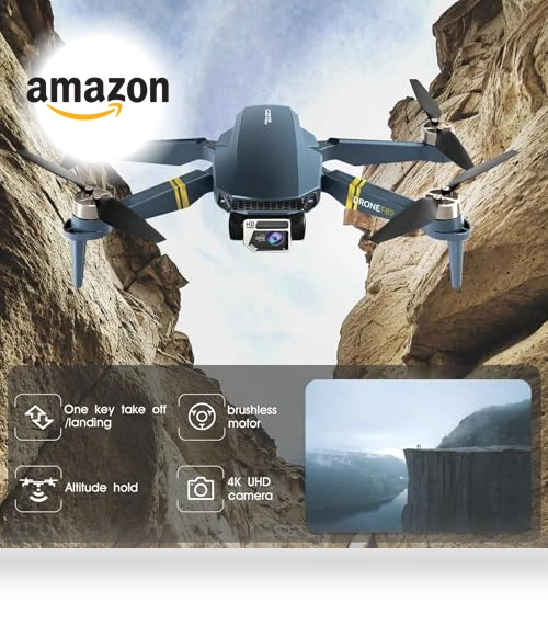 Brushless Motor Drone with 4K HD Camera — Drones, CHUBORY