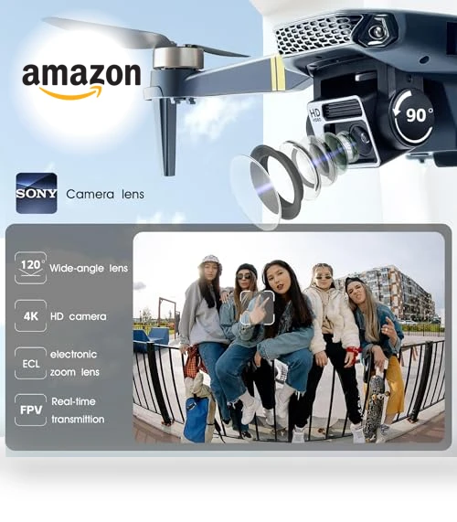 Brushless Motor Drone with 4K HD Camera — Drones, CHUBORY