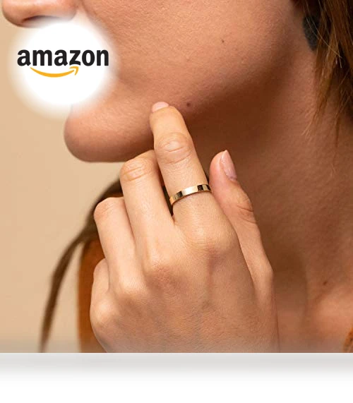 Dainty Gold Stacking Band Ring — Stacking, NOKMIT