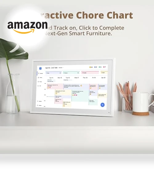 Digital Calendar Chore Chart — Digital Planners, Dragon Touch